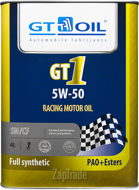 Купить моторное масло Gt oil GT1 Синтетическое | Артикул 8809059407196