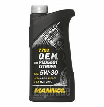 Купить моторное масло Mannol 7703 O.E.M. for Peugeot Citroen (MN7703-1) Синтетическое | Артикул 1064