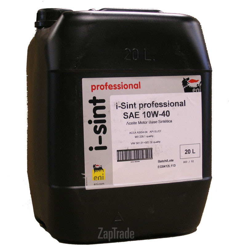 Купить моторное масло Eni I-Sint professional Полусинтетическое | Артикул 18423178002000