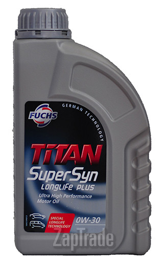 Купить моторное масло Fuchs TITAN SUPERSYN LONGLIFE PLUS Синтетическое | Артикул 600481636