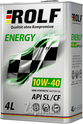 Купить моторное масло Rolf Energy 10W-40 SL/CF Полусинтетическое | Артикул 322227