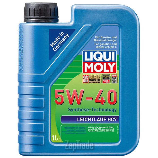 Купить моторное масло Liqui moly Leichtlauf HC 7 Синтетическое | Артикул 1346