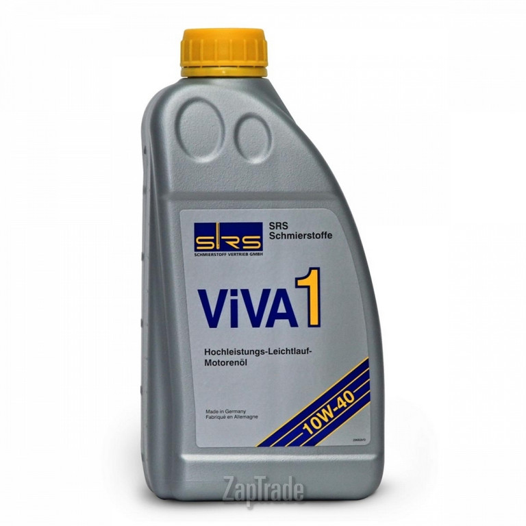 Купить моторное масло Srs VIVA 1 10W-40 Полусинтетическое | Артикул 4033885000168