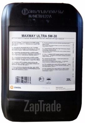 Купить моторное масло Statoil MAXWAY ULTRA Синтетическое | Артикул 1001027