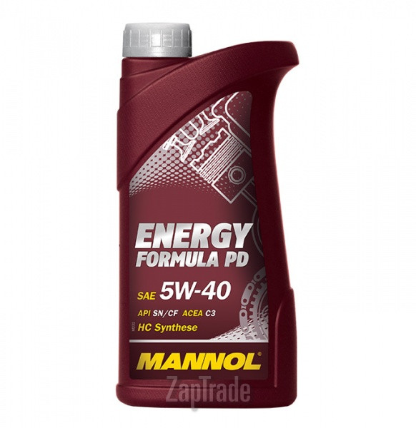 Купить моторное масло Mannol ENERGY FORMULA PD 5W40 1 л. Синтетическое | Артикул 4013