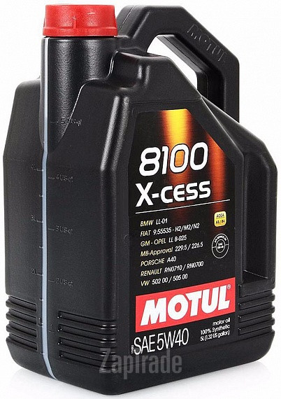 Купить моторное масло Motul 8100 X-CESS Синтетическое | Артикул 102870