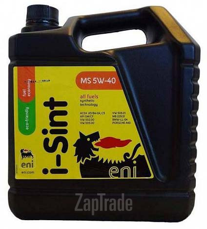 Купить моторное масло Eni i-Sint MS Синтетическое | Артикул 102293