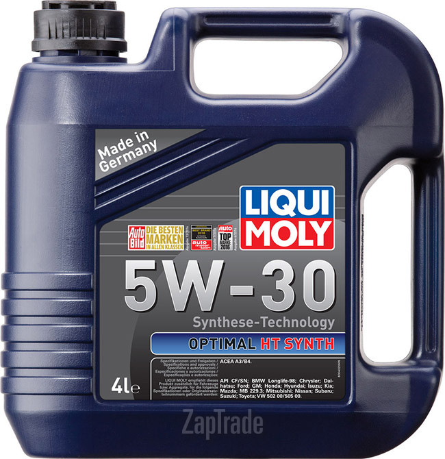 Купить моторное масло Liqui moly Optimal HT Synth Синтетическое | Артикул 39001