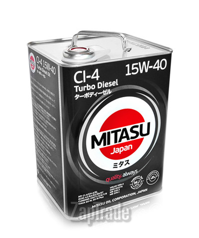 Купить моторное масло Mitasu TURBO DIESEL CI-4 15W40 | Артикул MJ2316