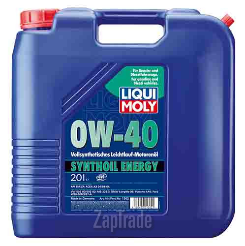 Купить моторное масло Liqui moly Synthoil Energy Синтетическое | Артикул 1362