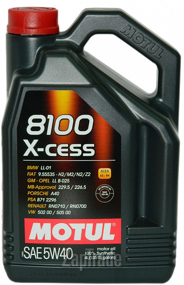 Купить моторное масло Motul 8100 X-CESS Синтетическое | Артикул 104256