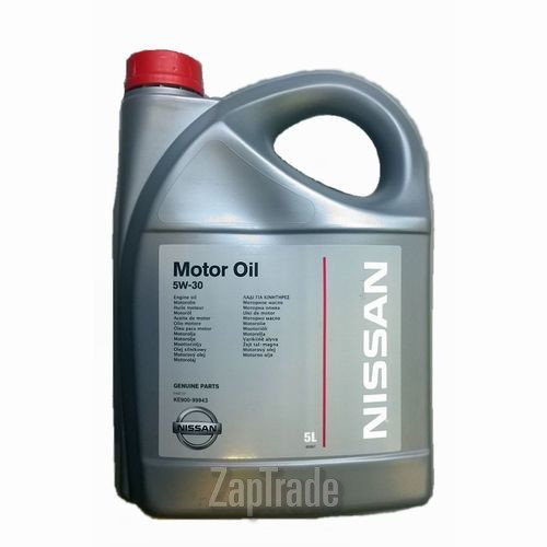 Купить моторное масло Nissan Motor Oil 5W-30 Синтетическое | Артикул KE900-99943