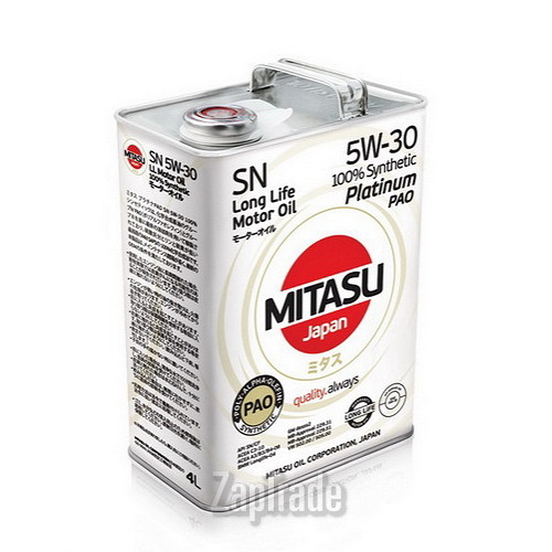 Купить моторное масло Mitasu PLATINUM PAO 5W-30 Синтетическое | Артикул MJ1114