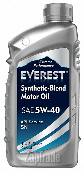 Купить моторное масло Everest Synthetic Blend Полусинтетическое | Артикул FP54000EV01LSB