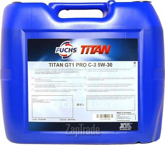 Купить моторное масло Fuchs Titan GT1 PRO C-3 Синтетическое | Артикул 600979362